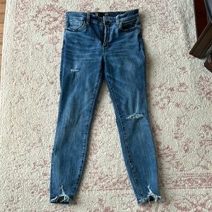 Kut from kloth connie high rise ankle skinny size 6